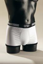 BOXER UOMO RIGA BIANCA