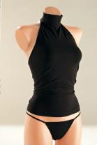 LUPETTO SMANICATO SCHIENA NUDA